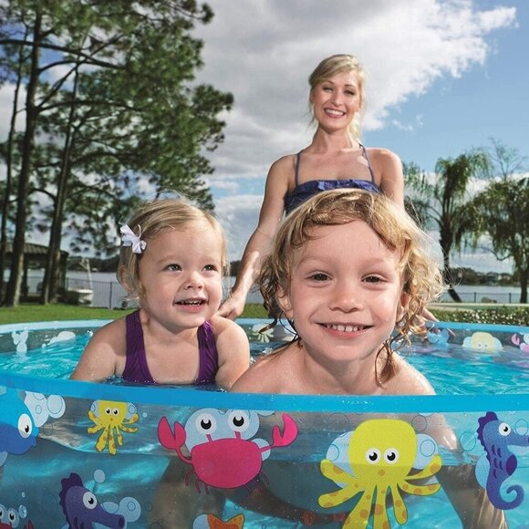 Bestway Other - Bestway H2OGO! Kids Inflatable Odyssey Play Pool Ocean Scene Ages 3+ NEW